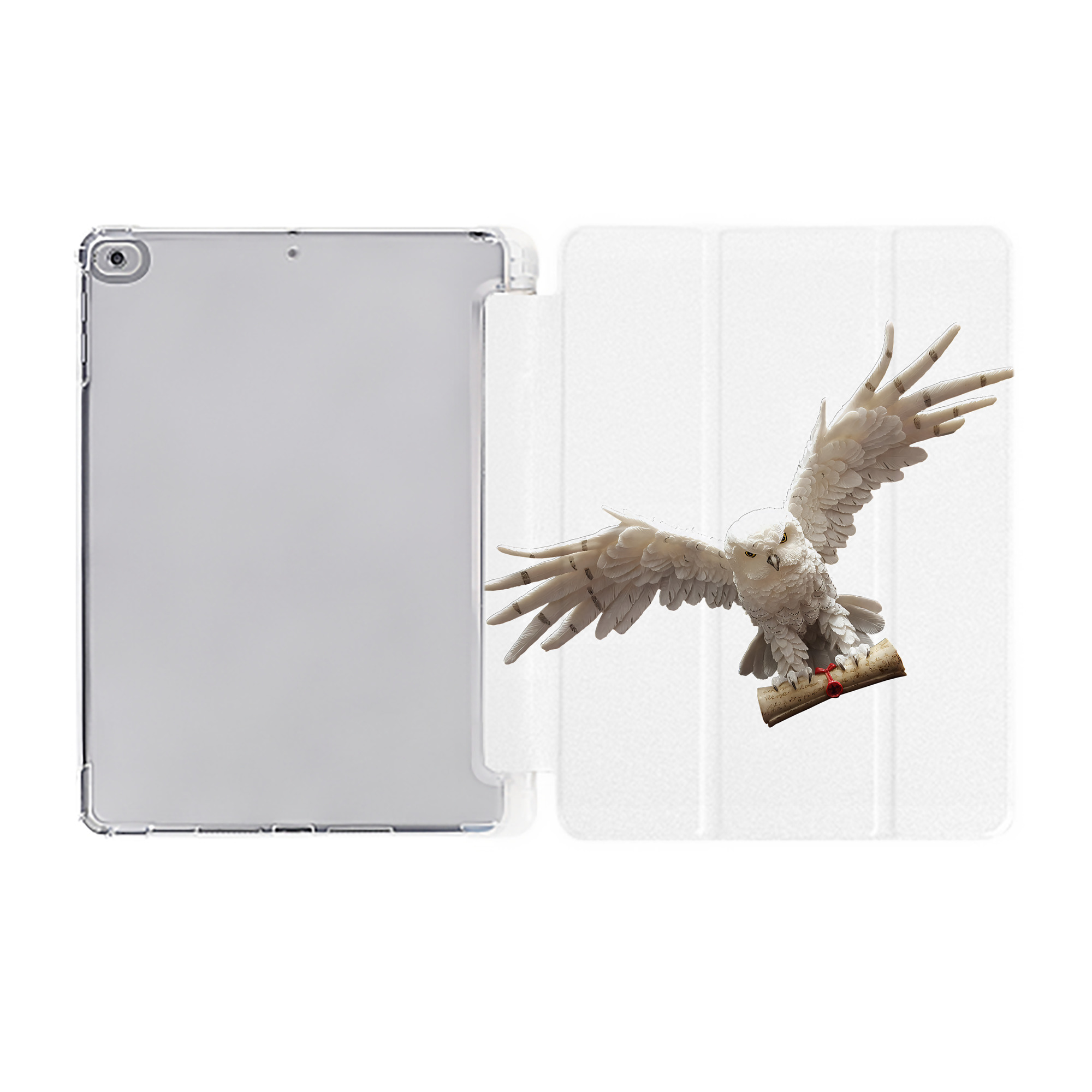 （画像用） Harry Potter ハリー・ポッターシリーズ IPad ケース ペン収納付き 三つ折りスタンド PUレザー×シリコン 対応機種9.5/10.5/10.9インチ